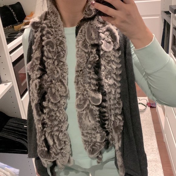 Rex rabbit fur vest - Picture 4 of 4